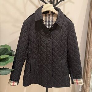 Burberry Black Quilted Puffer Jacket
